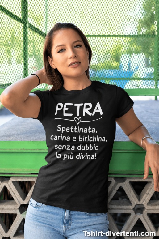 Maglietta divertente più divina con nome a scelta
