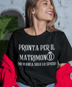 Maglietta divertente pronta per il matrimonio