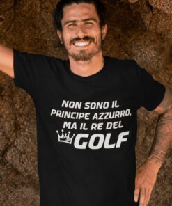 Maglietta divertente re del golf