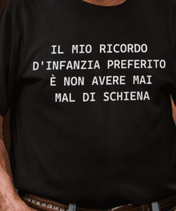 Maglietta divertente ricordo d'infanzia preferito