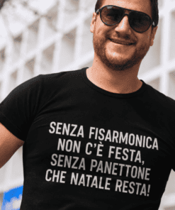 Maglietta divertente senza fisarmonica non c'è festa