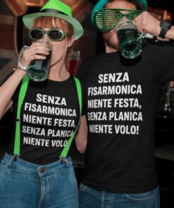 Maglietta divertente senza Planica niente volo