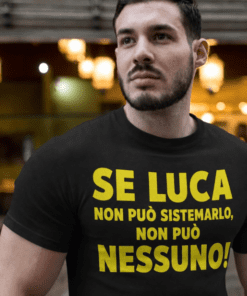 Maglietta divertente sistemo tutto con nome a scelta