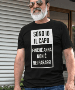 Maglietta divertente sono il capo con nome a scelta