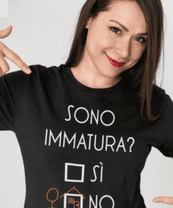 Maglietta divertente sono immatura