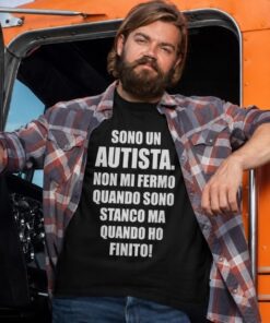 Maglietta divertente sono un autista