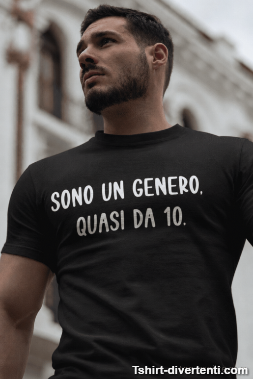 Maglietta divertente sono un genero quasi da 10