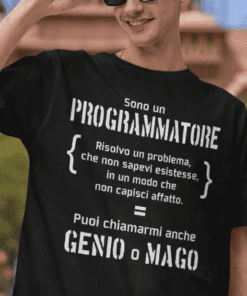 Maglietta divertente sono un programmatore