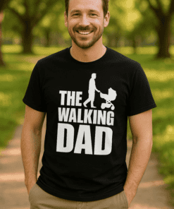 Maglietta divertente The Walking Dad