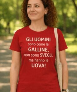 Maglietta divertente uomini come le galline