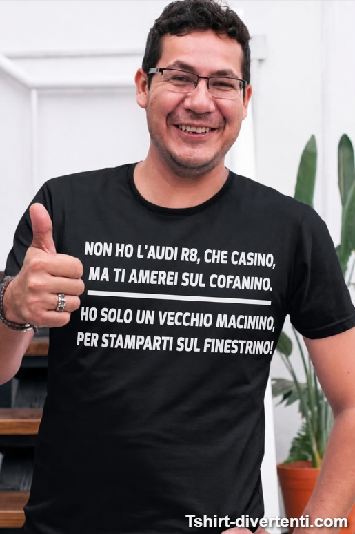 Maglietta divertente vecchio macinino