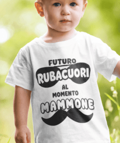 Maglietta per bambini futuro rubacuori