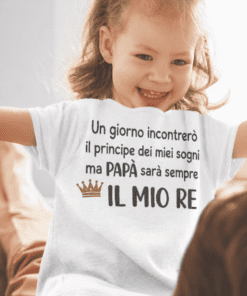 Maglietta per bambini principe dei miei sogni