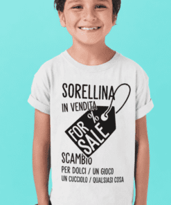 Maglietta per bambini Sorellina in vendita