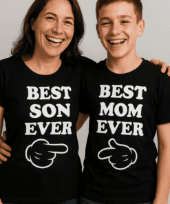 Magliette di coppia best mom son ever