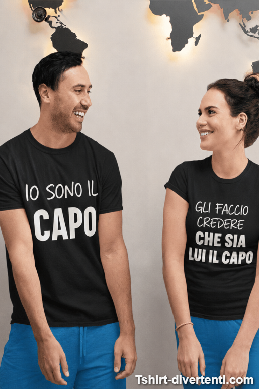 Magliette di coppia chi è il capo