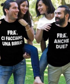 Magliette di coppia ci facciamo una birra