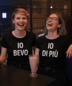 Magliette di coppia divertenti io bevo di più