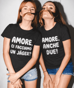 Magliette di coppia Facciamoci un Jäger