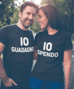 Magliette di coppia Io guadagno io spendo