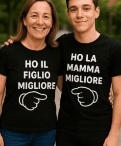 Magliette di coppia mamma e figlio migliori