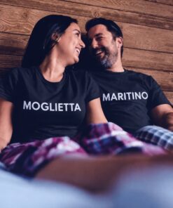 Magliette di coppia moglietta maritino