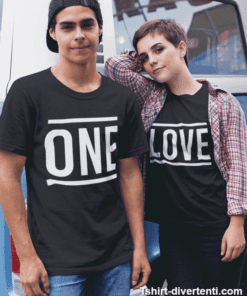 Magliette di coppia One love
