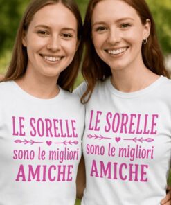 Magliette di coppia per sorelle le migliori amiche