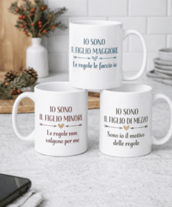 Set di tazze 3 pz fratelli sorelle
