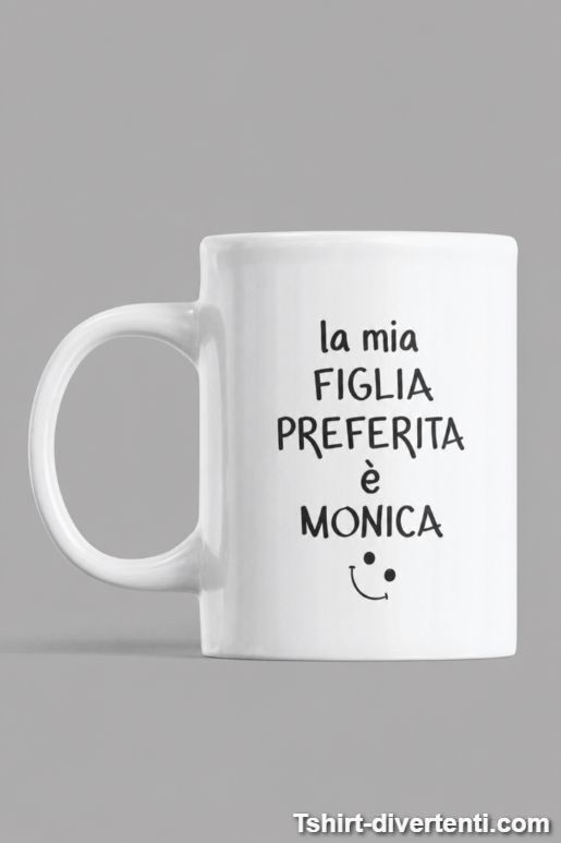 Tazza divertente figlia preferita con nome a scelta