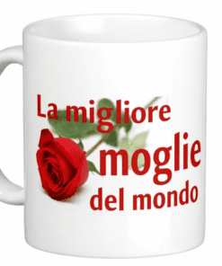 Tazza divertente la migliore moglie del mondo