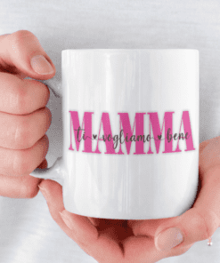 Tazza divertente mamma ti vogliamo bene