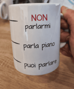 Tazza divertente non parlarmi