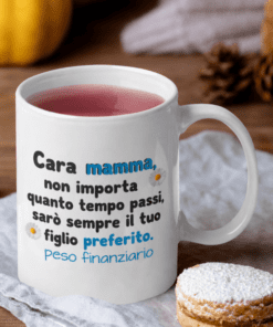 Tazza divertente peso finanziario