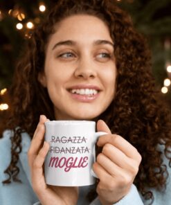 Tazza divertente ragazza fidanzata moglie
