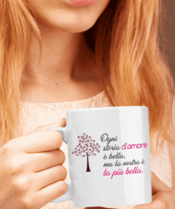 Tazza divertente storia d'amore